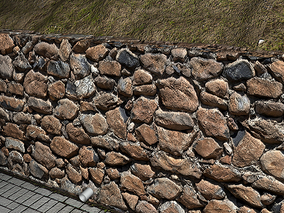 ConstruPedras - Muro de contenção em pedra argamassada